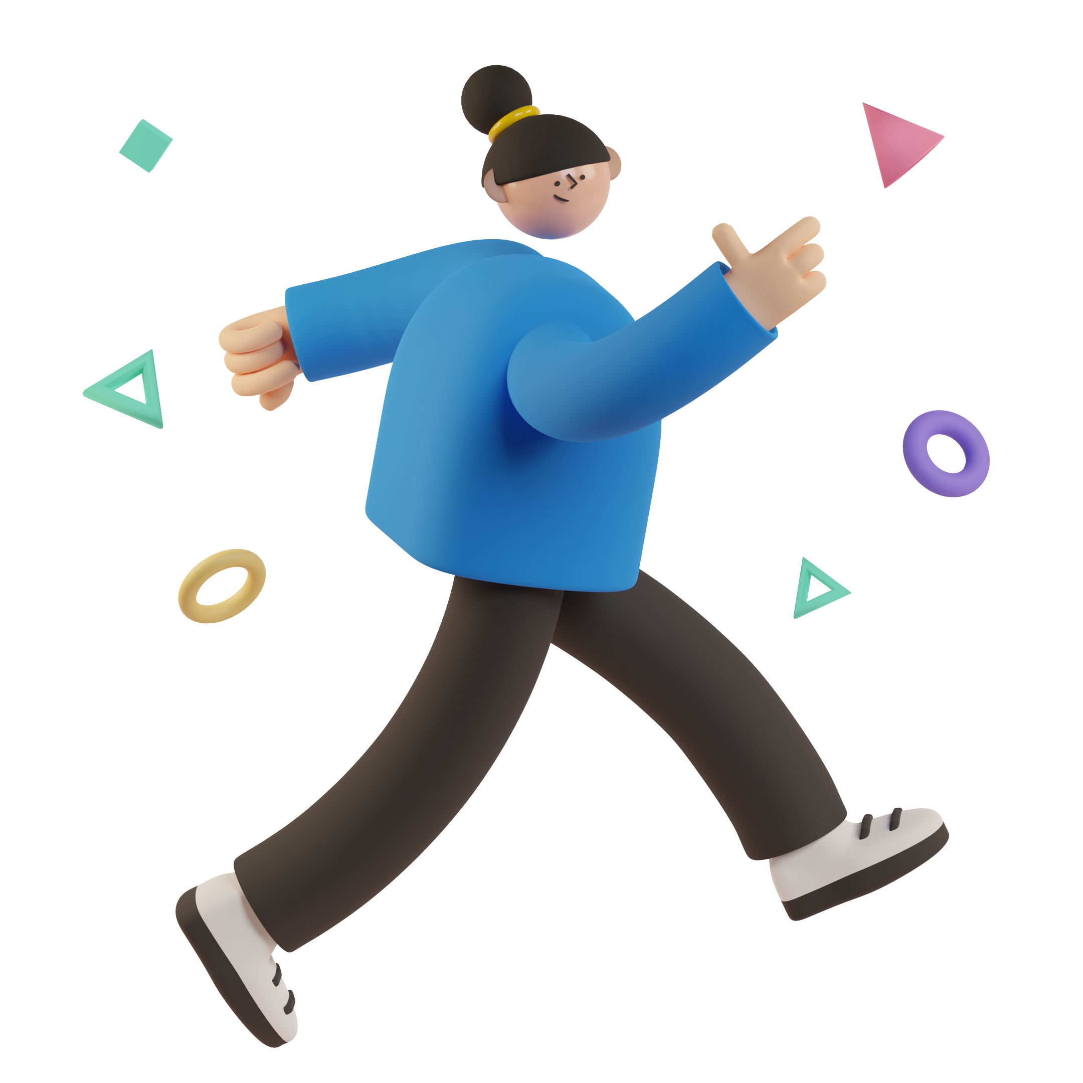 Ilustração de celular com foto de um usuário